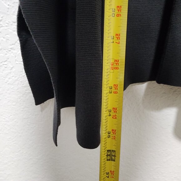 Eileen Fisher Short Sleeve Cardigan Size XL Gray Silk Blend Minimalist - Picture 7 of 8